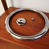 Vintage ceiling lamp in opaline design 70