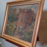 Oil on canvas signed