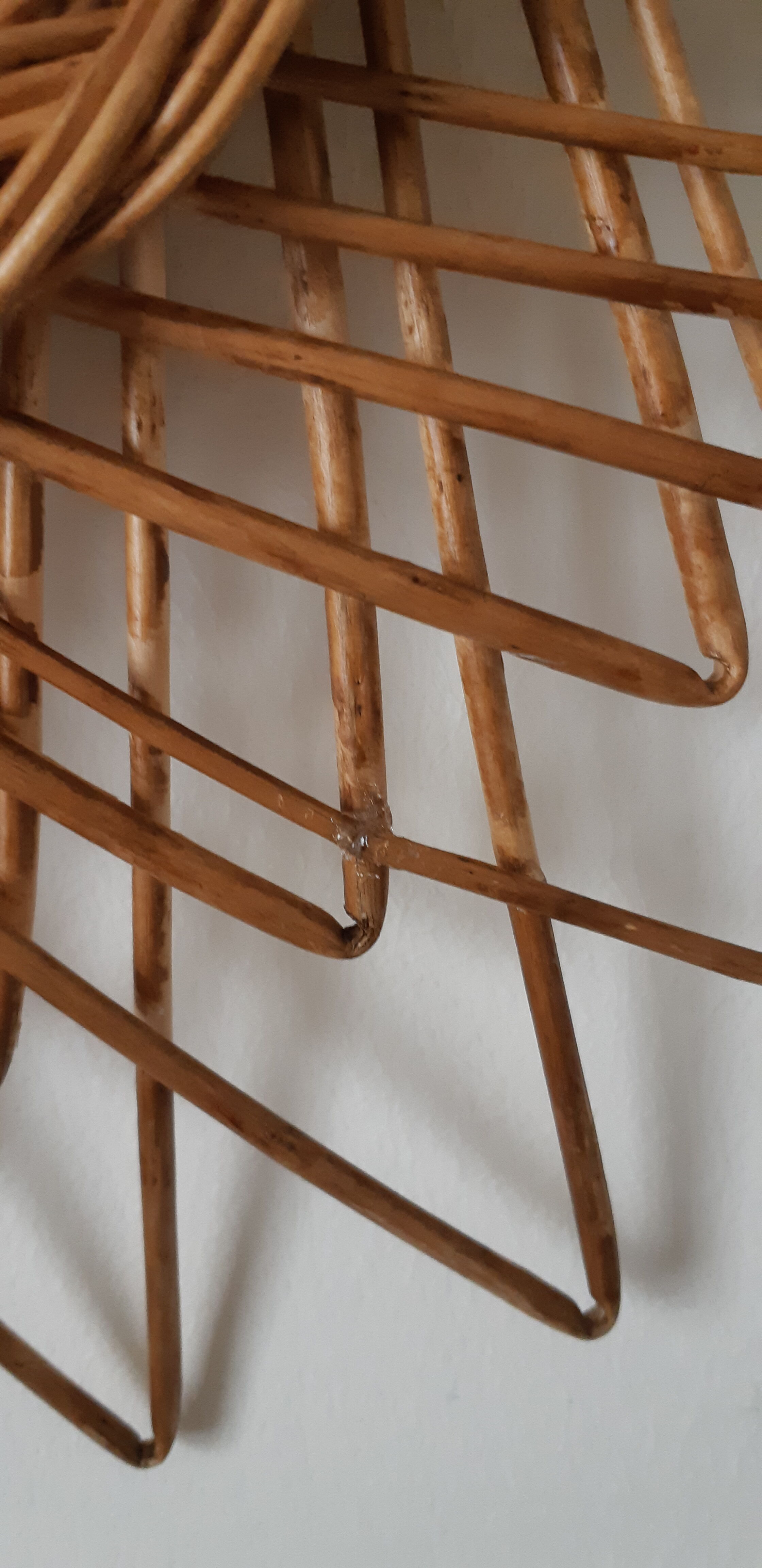 Mirror in rattan - 50cm