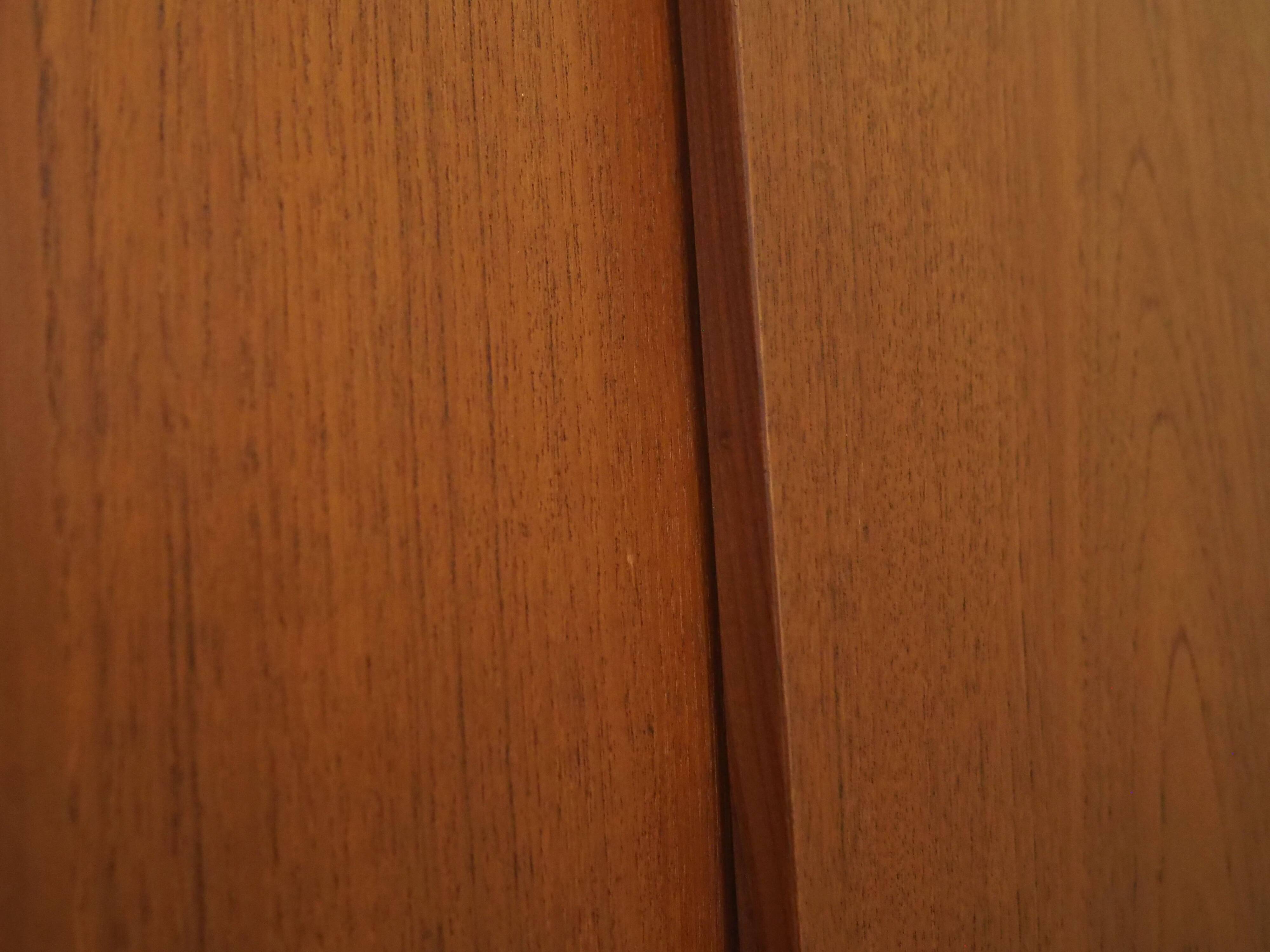 Teak highboard, Danish design, 1960s, production: Denmark