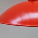 Enamelled sheet metal pendant light