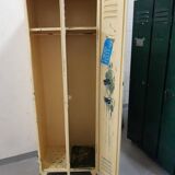 Old double metal workshop locker room
