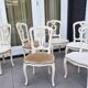 Louis XV Baroque Style Lacquered Chairs, Set of 2