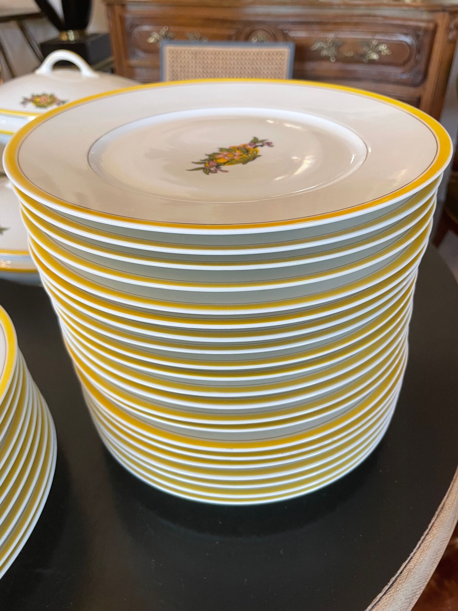 Limoges porcelain service