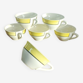 Lot de 6 tasses à café Salins, modèle Menton