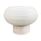 White glass spiral wall lamp by Polam Vikasy, Poland in the 1970s.