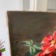 Ancienne peinture de roses