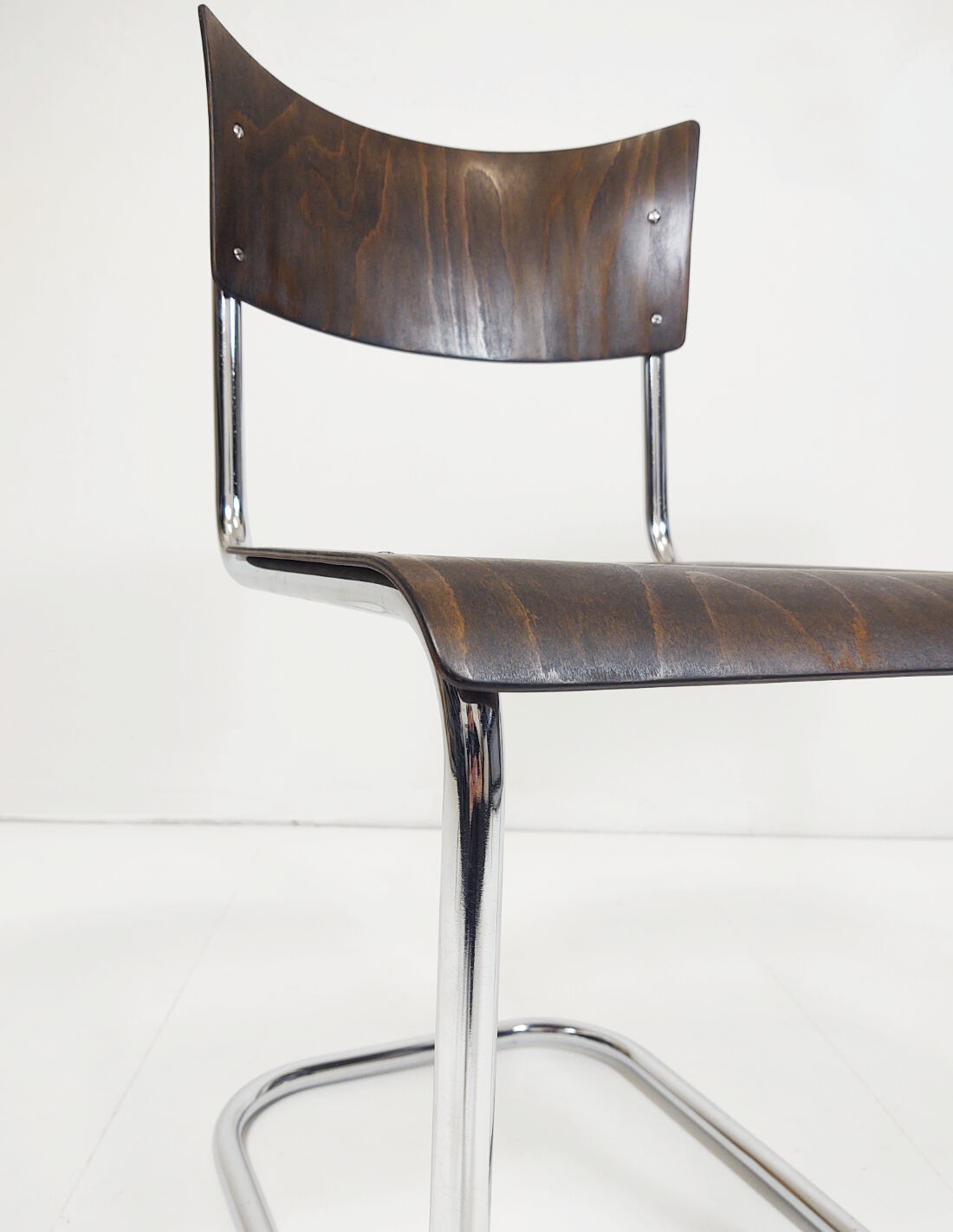 Tubular steel cantilever chair by Mart Stam