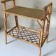 Side table rattan vintage design 1960