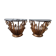 Paire de console aux fougeres