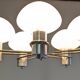 Space age chandelier with 5 lights from the 60s/70s