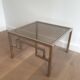 Pair of chrome designer side tables