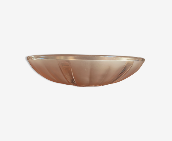 Coupe verre pressé diamètre 30,5 cm HT 7 cm