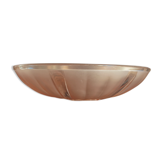 Coupe verre pressé diamètre 30,5 cm HT 7 cm