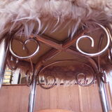 Vintage fur stool