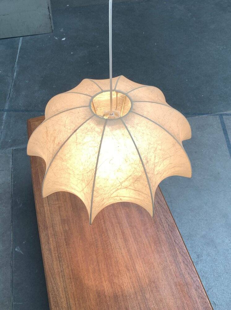 Suspension Cocoon Allemande du Milieu du Siècle par Friedel Wauer pour Goldkant Leuchten, années 1960
