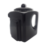 Teapot cube in black ceramic English design