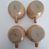 Vintage village stoneware mugs