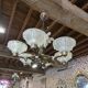 Ezan Art Deco 6-light chandelier