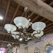 Ezan Art Deco 6-light chandelier