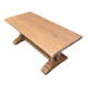 Solid oak coffee table