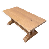 Solid oak coffee table