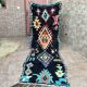 Vintage Berber Boucherouite hallway runner: Moroccan rug