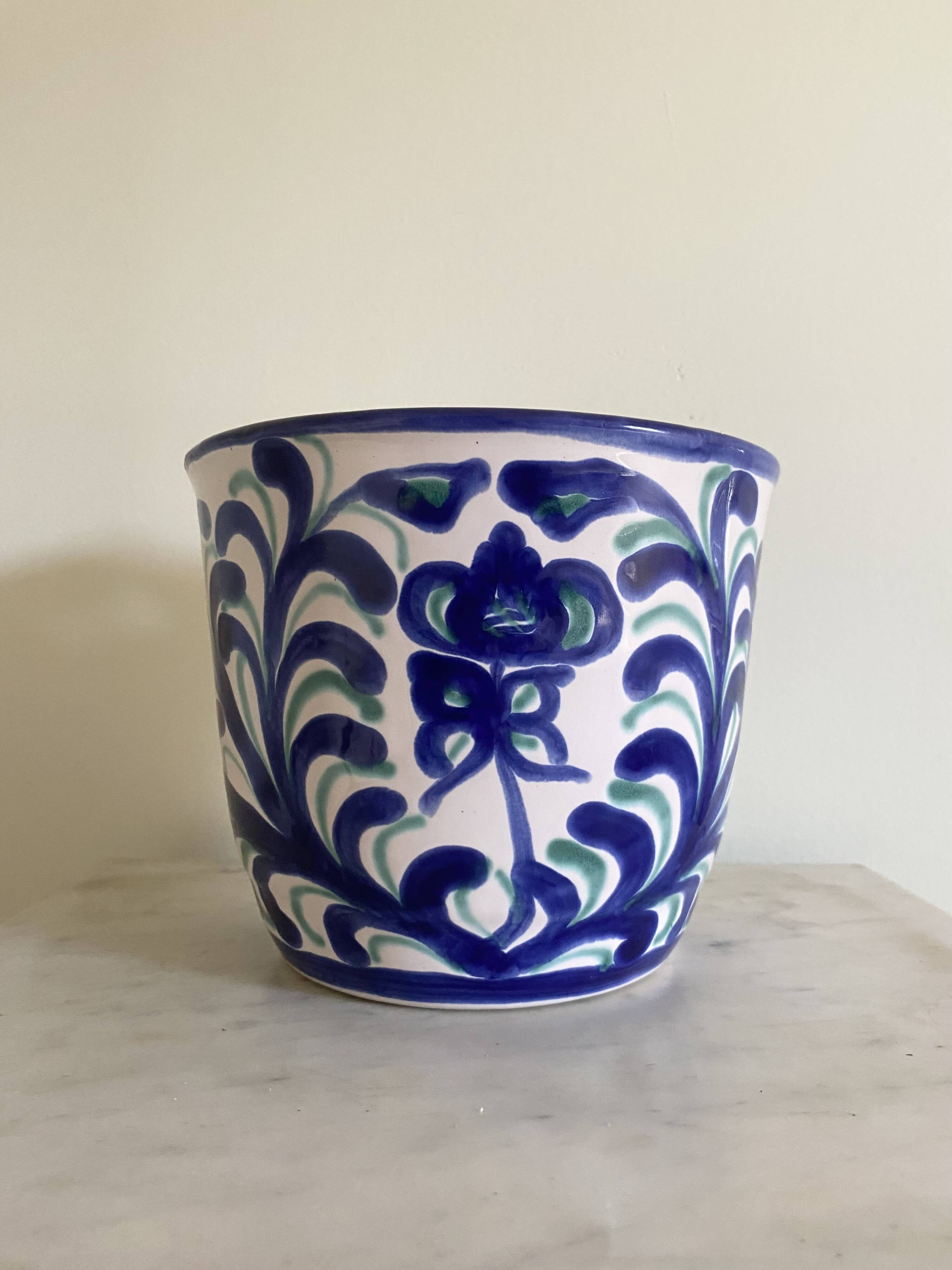 Iberian ceramic planter