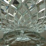 Cut on crystal piedouche signed Baccarat