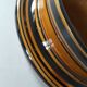 Vintage Luwasa cache-pot in brown caramel and black, ceramic, 1975