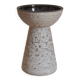 Minimalist gray ceramic vase in design shape