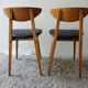 Pair of Fontania chairs, edited by Baumann, 60s