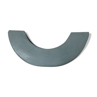 Half moon ceramic vase