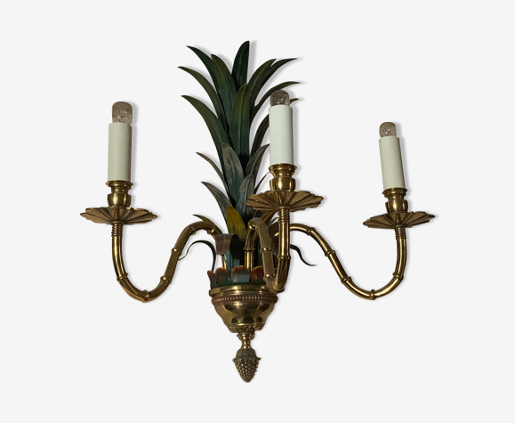 Paire d’appliques palmier