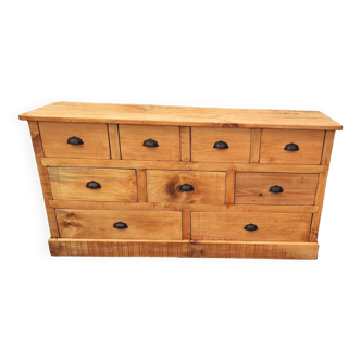 Trade furniture with drawers in pine