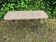 1950s wrought iron and grey/pink granite bidet table