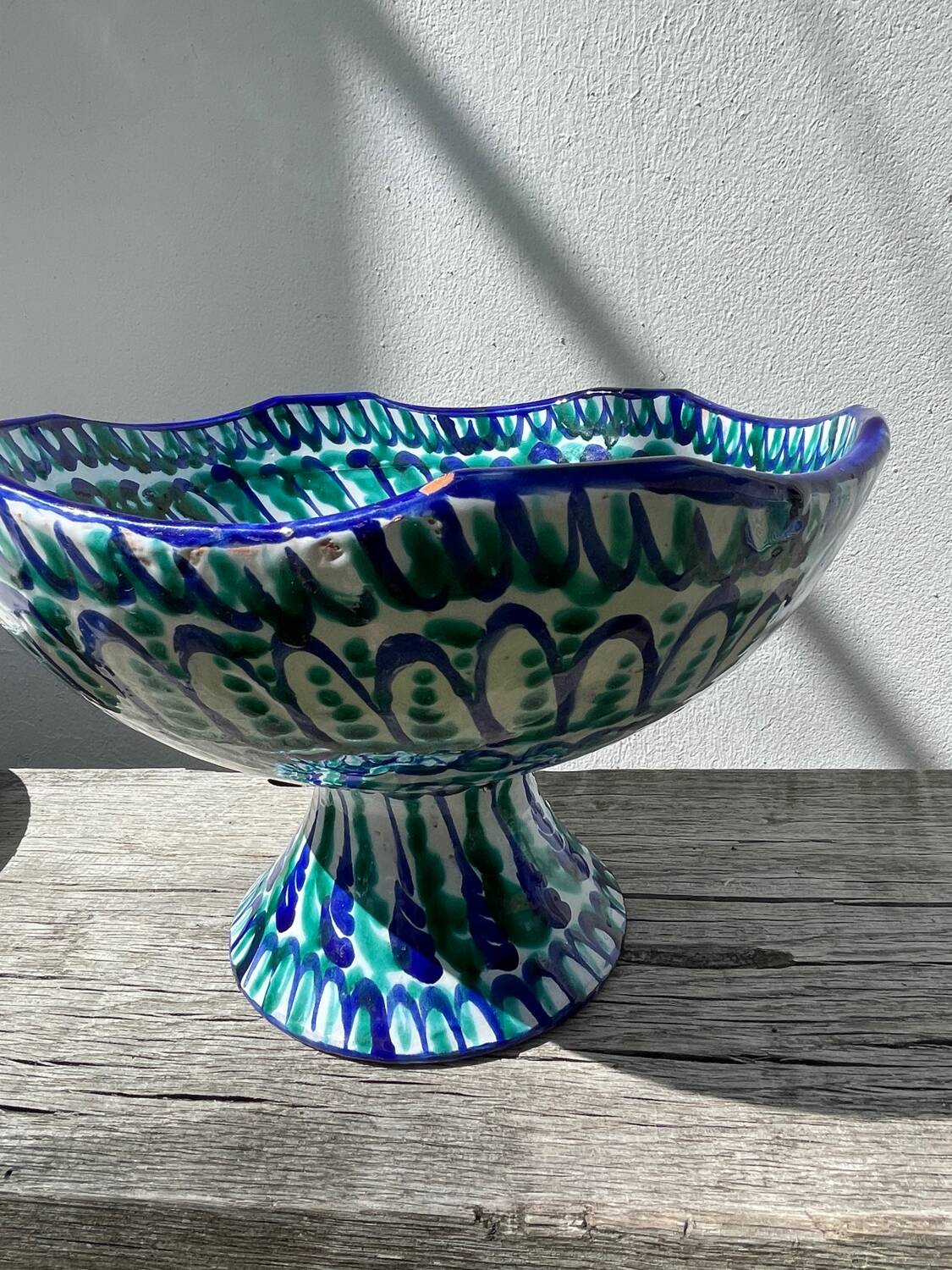 Fajalauza ceramic fruit bowl
