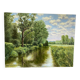 Green landscape signed in 2005