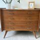 Vintage oak commode from the 1960s.
