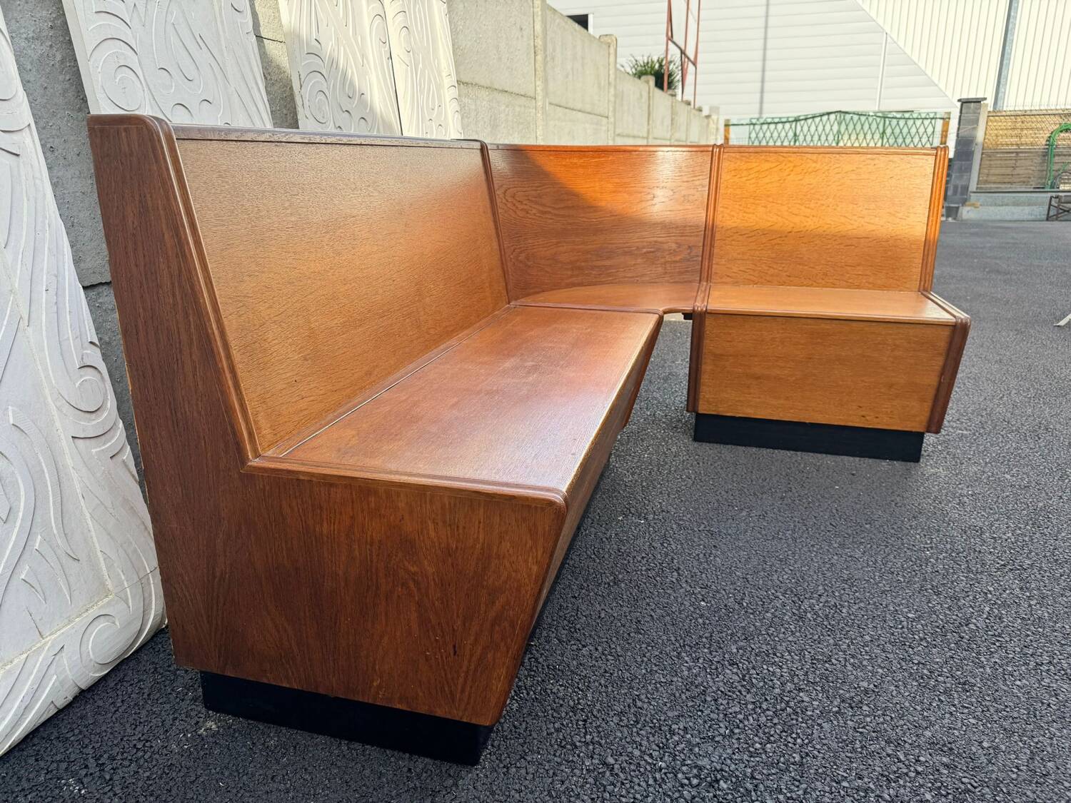 Bistro or corner restaurant bench. 50/60's