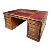 Large oak partners desk