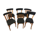 Lot de 6 chaises bistrot dépareillées