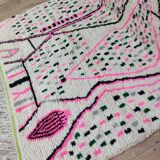Handmade wool Berber rug 300 X 190 CM