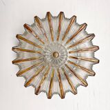 Herda glass wall lamp or ceiling lamp, 1970’s