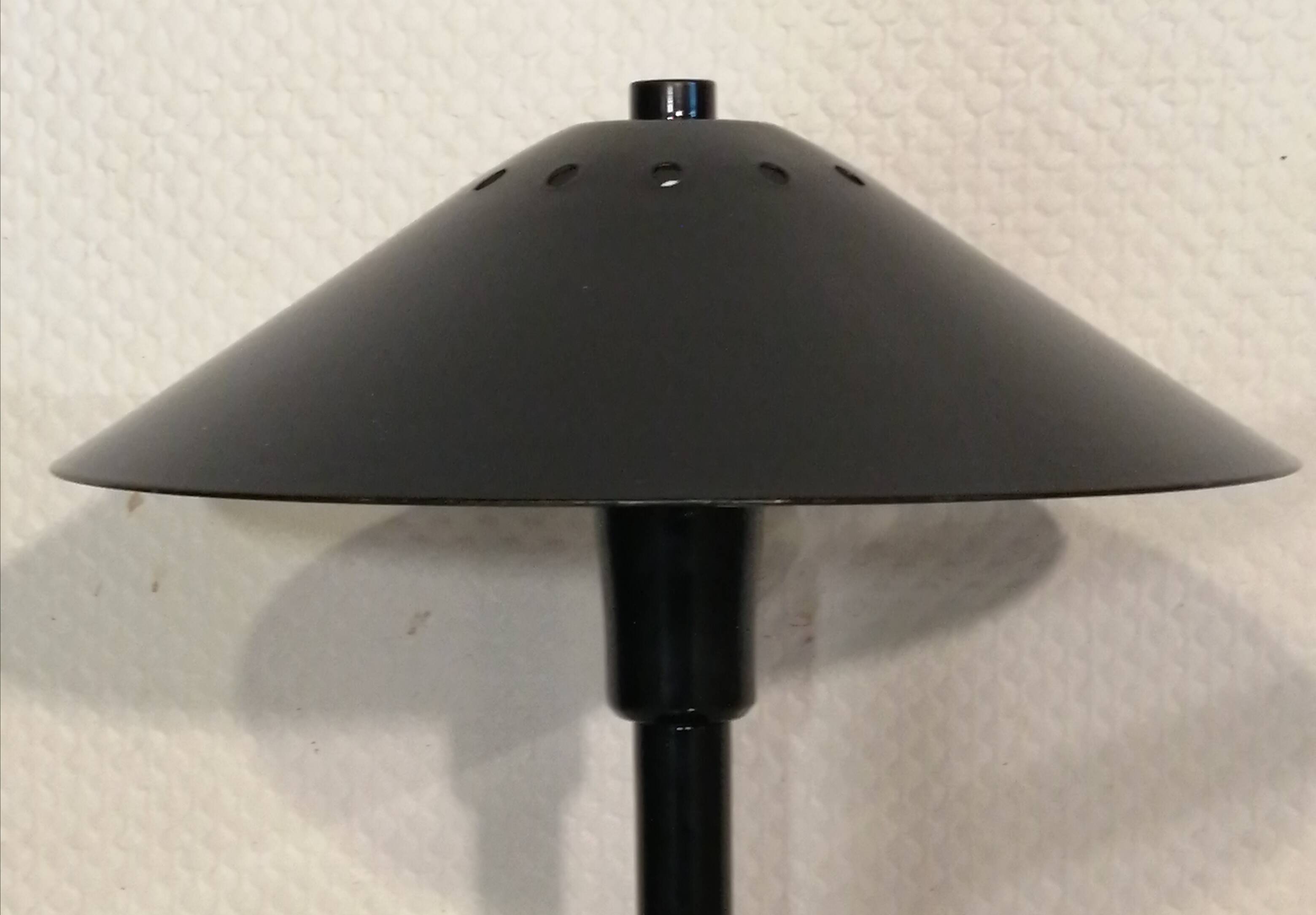 Vintage Aluminor metal mushroom desk lamp 1970s