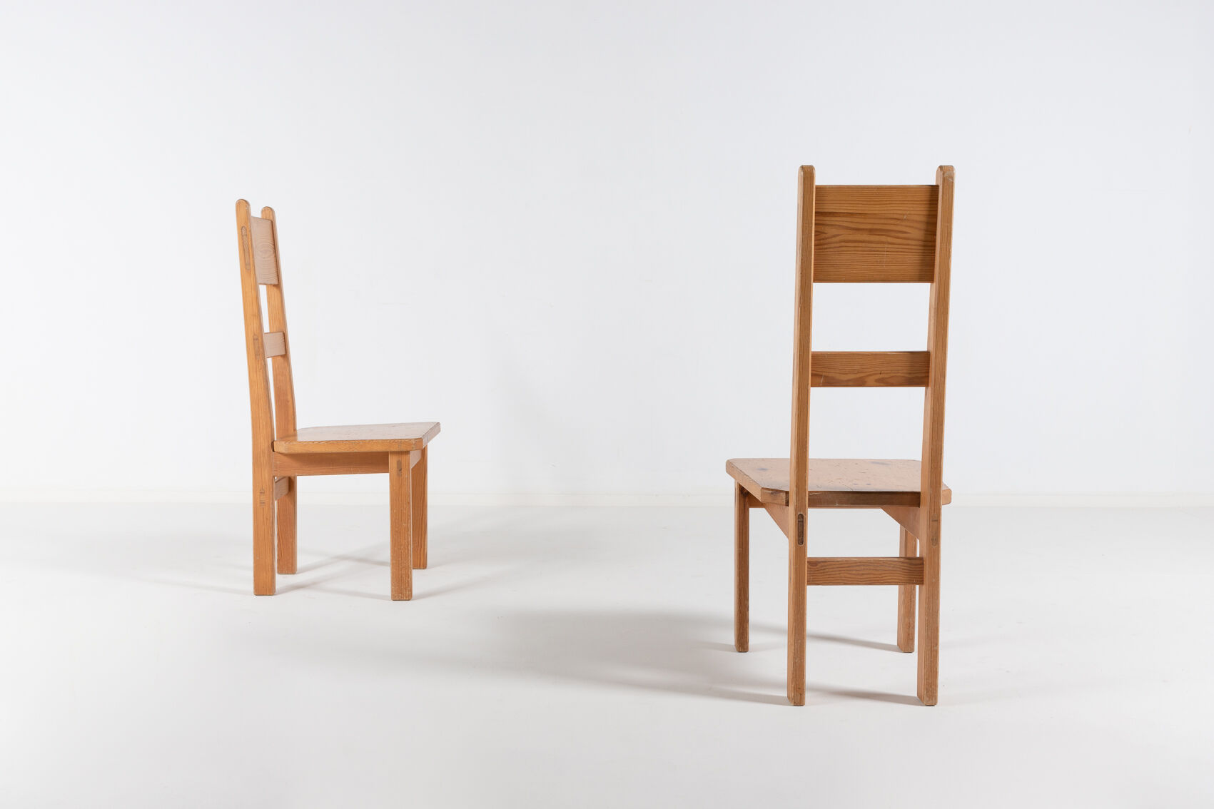 Set of 6 pine chairs by Roland Wilhelmsson for Karl Andersson & Söner Sweden 1960