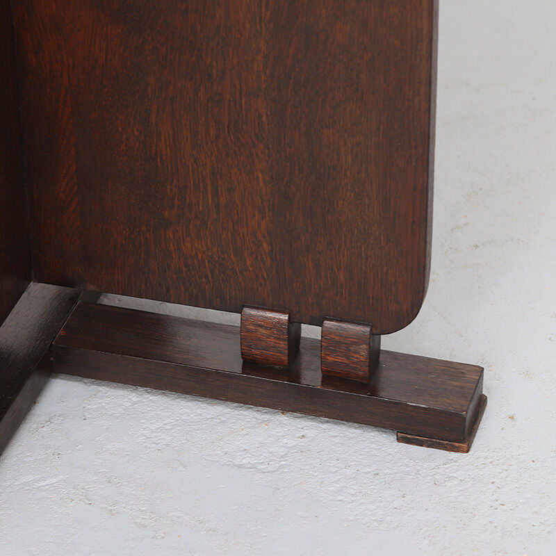 Antique Dutch Art Deco Bauhaus Side Table