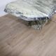 Handcrafted green marble coffee table, 1960s France