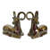 Pair of small zoomorphic mouflon bookends
