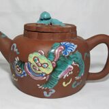 Old small Chinese Yixing terracotta teapot